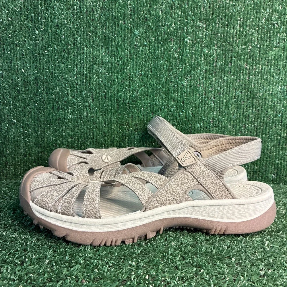 NEW KEEN Rose Closed Toe Outdoor Hiking Sport Water Sandals Brindle Womens Sz 10